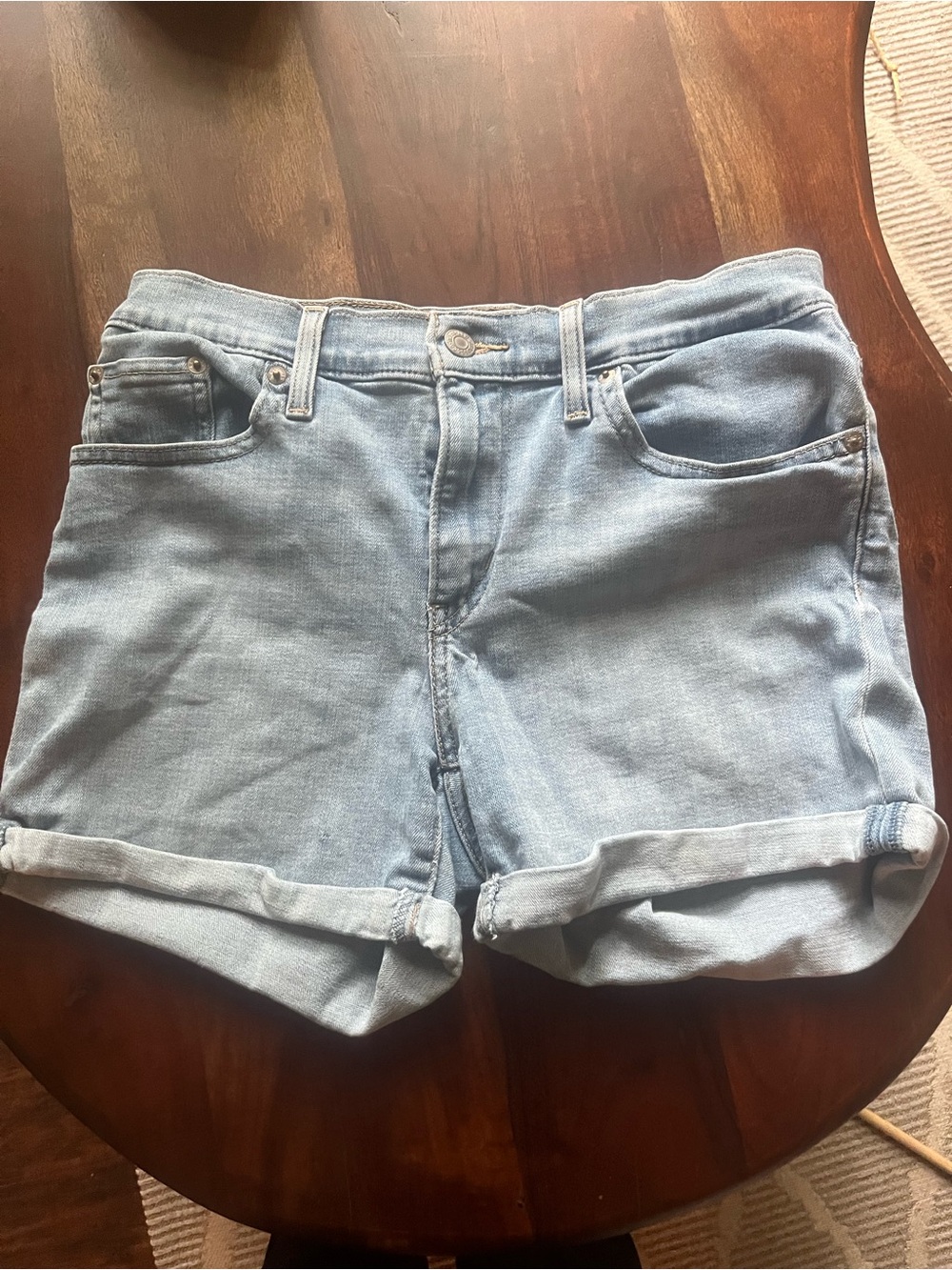 Levi’s Mid Length Jean Shorts